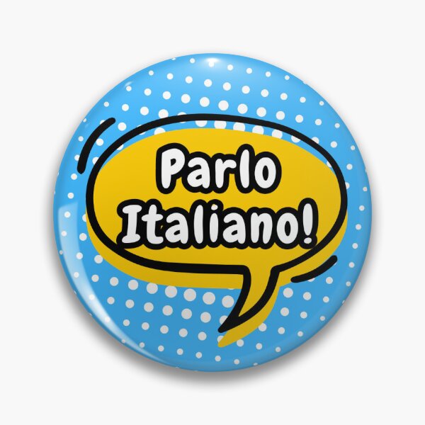 Item preview, Io Parlo Italiano! Pin designed and sold by Mony--Art.