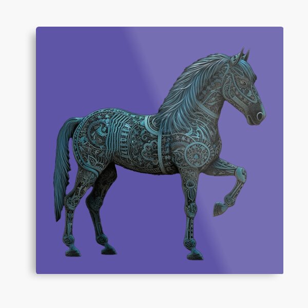 Aperçu de l'œuvre Année du Cheval Art du zodiaque chinois créée et vendue par Viking-Samurai.
