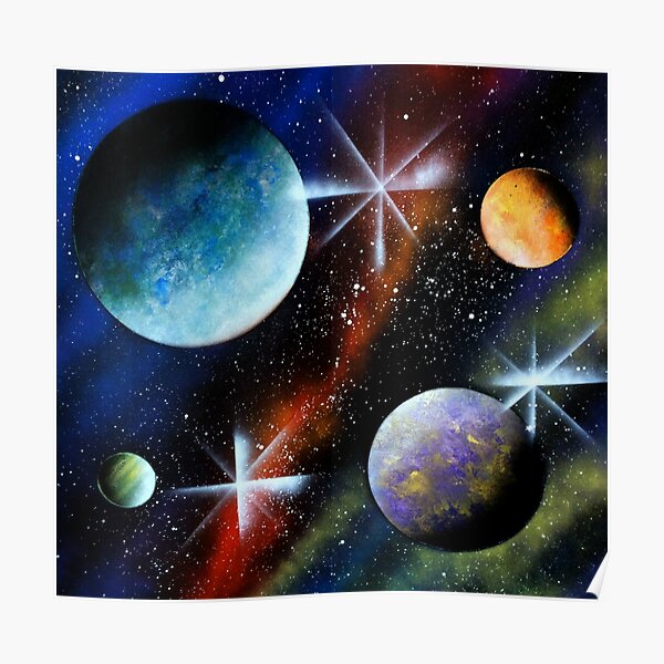 Galaxy Print Poster