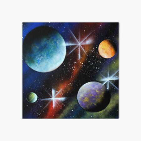Galaxy Print Art Board Print