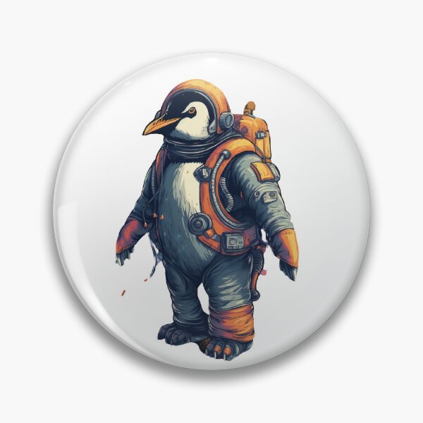Item preview, Funny Penguin Astronaut Personality designed and sold by lessyun.