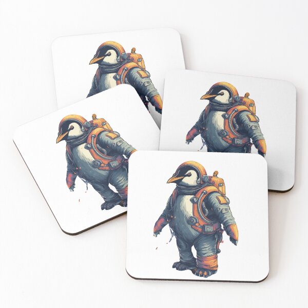 Item preview, Funny Penguin Astronaut Personality designed and sold by lessyun.