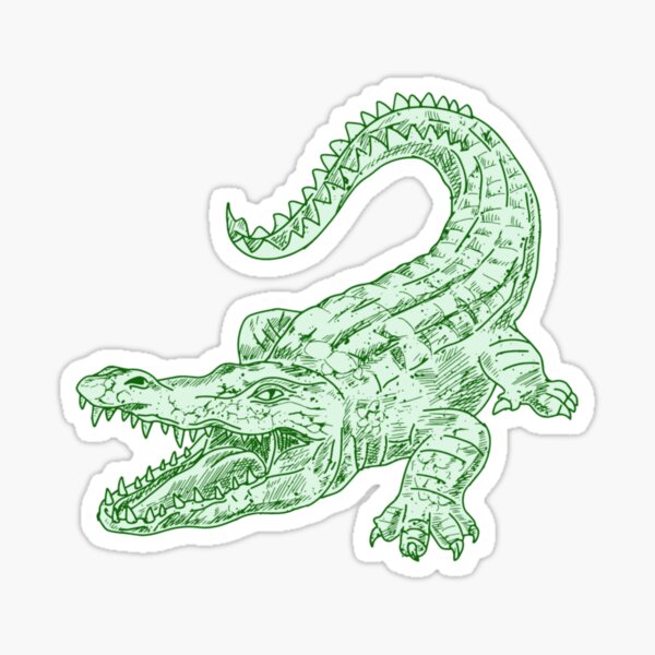 Salt Water Crocodile Sticker