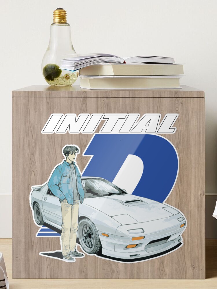 Initial D FC RX7 Stage 1 Drifting - Ryosuke Takahash RedSuns anime night |  Sticker