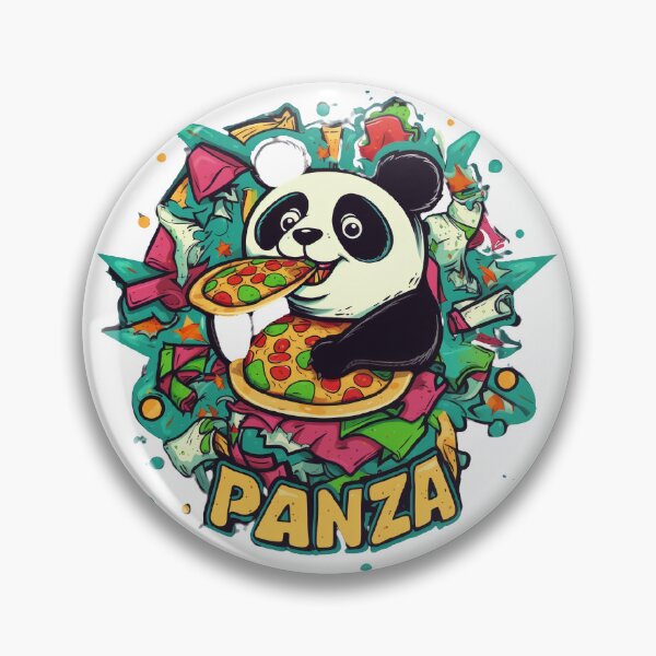 Item preview, Funny Panda Pizza Party Personality designed and sold by lessyun.