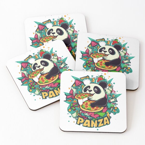 Item preview, Funny Panda Pizza Party Personality designed and sold by lessyun.