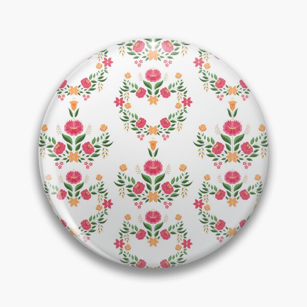 Item preview, Kalocsai folk art flower pattern designed and sold by Kormix.