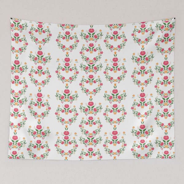 Item preview, Kalocsai folk art flower pattern designed and sold by Kormix.