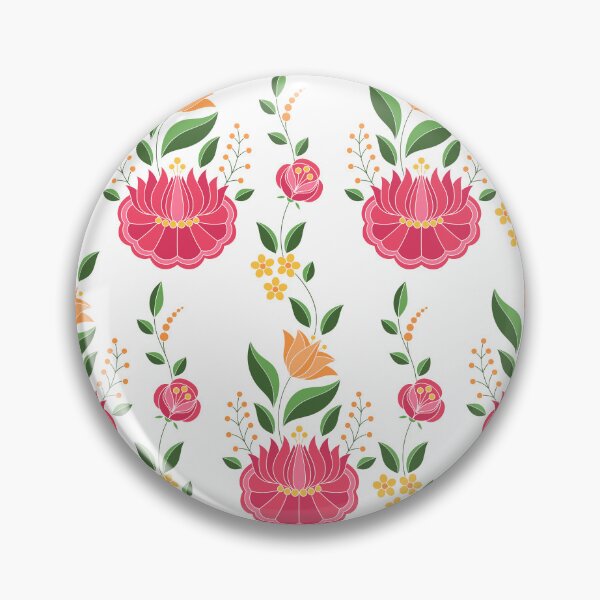 Item preview, Kalocsai folk art flower pattern designed and sold by Kormix.