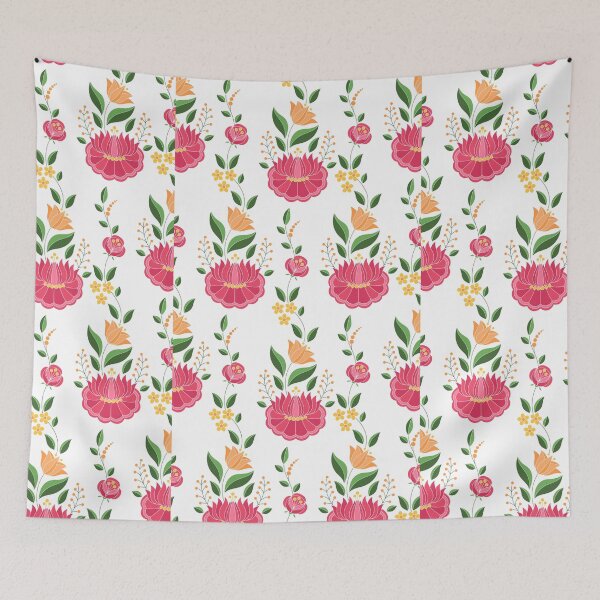 Item preview, Kalocsai folk art flower pattern designed and sold by Kormix.