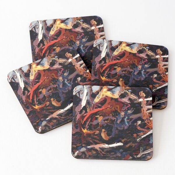 Item preview, Abstract Seaweed Painting designed and sold by lukefranklinart.