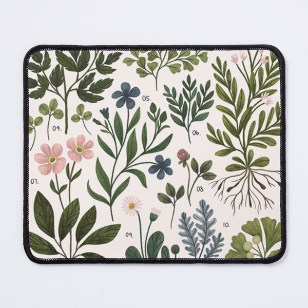 Item preview, Herbarium ~ vintage inspired botanical art print  designed and sold by lauragreenee.
