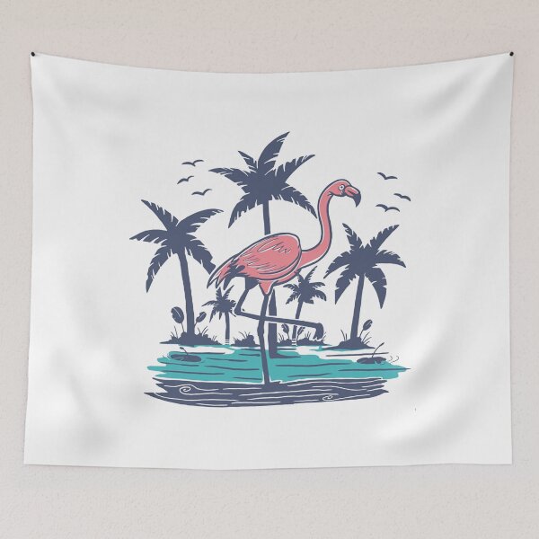 Item preview, Flamingo Summer Vibes  designed and sold by byrdsherry27.