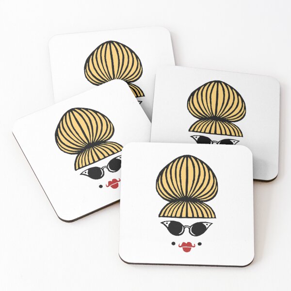 Item preview, Blonde beehive girl with retro specs  designed and sold by RavenPurdy.