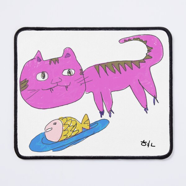 Item preview, Yum Yum Cat Purple designed and sold by lightnamu.