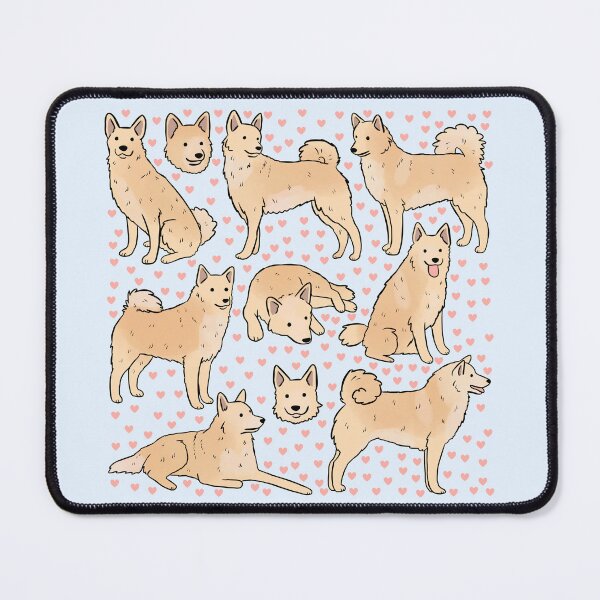 Item preview, Norwegian Buhund cute dog pattern designed and sold by Yarafantasyart.