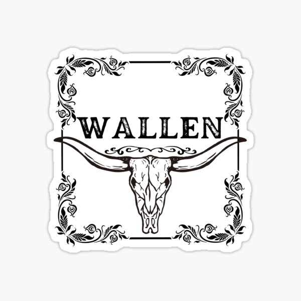 Bullhead Wallen Western SVG, Morgan Wallen SVG, Wallen Western Cow