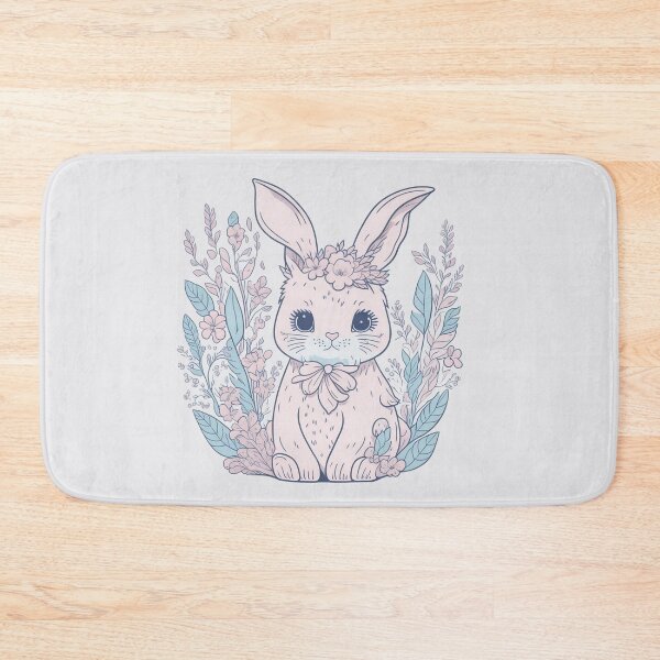 Item preview, Pink Happy Little Rabbit designed and sold by pigipeach.