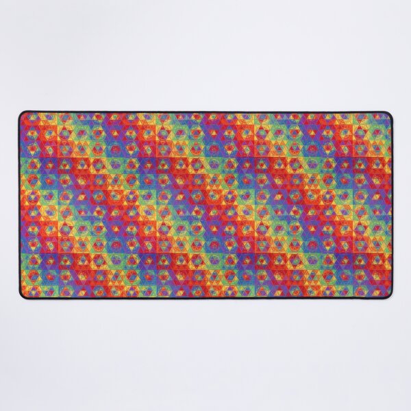 Item preview, Rainbow triangle mosaic designed and sold by FortuneArts.