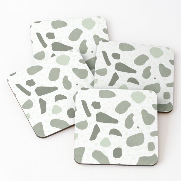 Item preview, Green terrazzo marble pattern designed and sold by Miss-Belle.