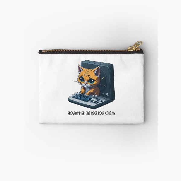 Item preview, Programmer Cat Beep Boop Coding designed and sold by PopPizzazz.