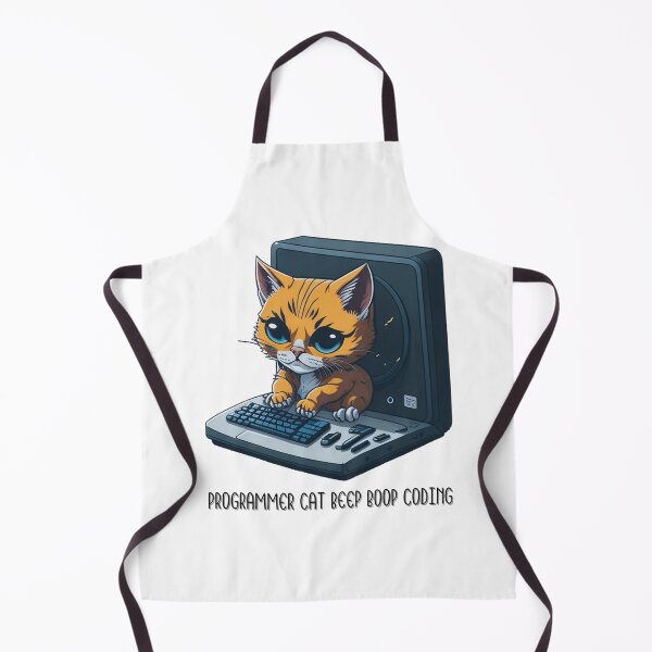 Item preview, Programmer Cat Beep Boop Coding designed and sold by PopPizzazz.
