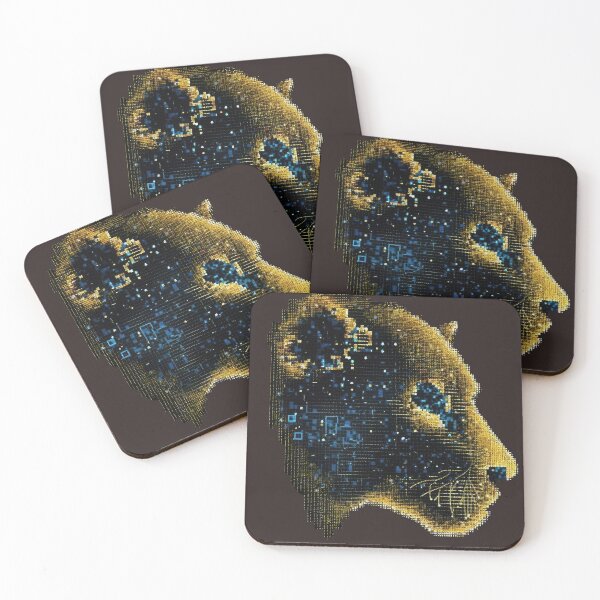 Item preview, Lion Glitch Pixel Art Lioness designed and sold by Corbzart.