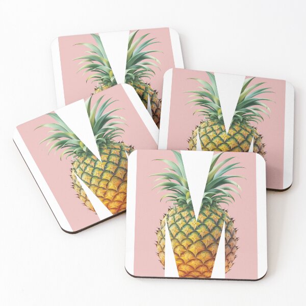 Item preview, Pineapple Summer Pattern Design Letter M Sticker designed and sold by AdiRemba.