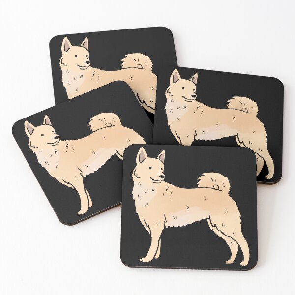 Item preview, Norwegian buhund cute dog illustration  designed and sold by Yarafantasyart.