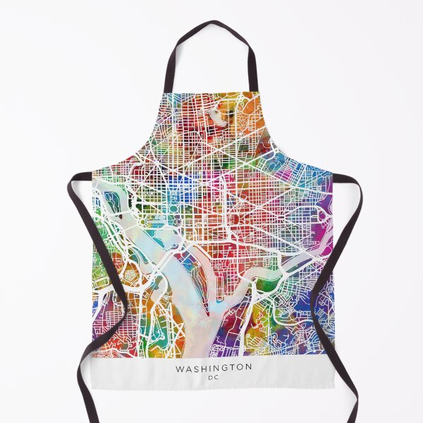 Item preview, Washington DC Street Map designed and sold by ArtPrints.