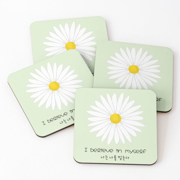 Item preview, I believe in myself in Korean (나는 나를 믿는다-naneun nareul minneunda) - my self affirmations designed and sold by Kimchi-style-.