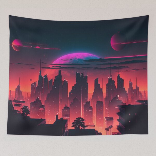 Item preview, Cyberpunk City By Night designed and sold by Nightarcade.