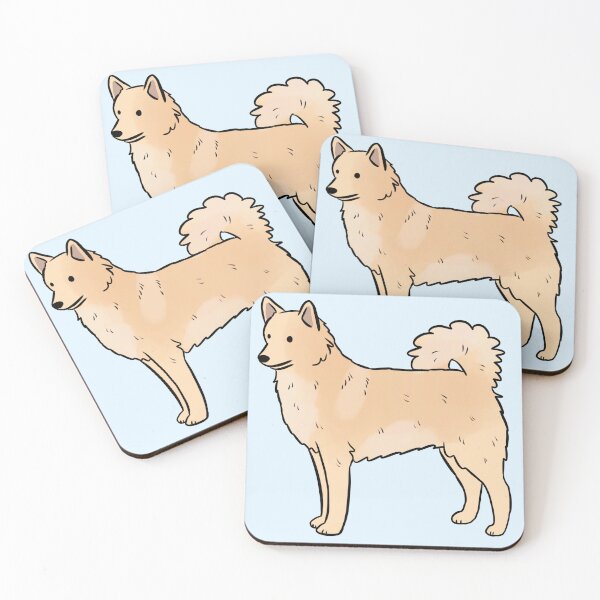 Item preview, Norwegian buhund cute dog illustration  designed and sold by Yarafantasyart.