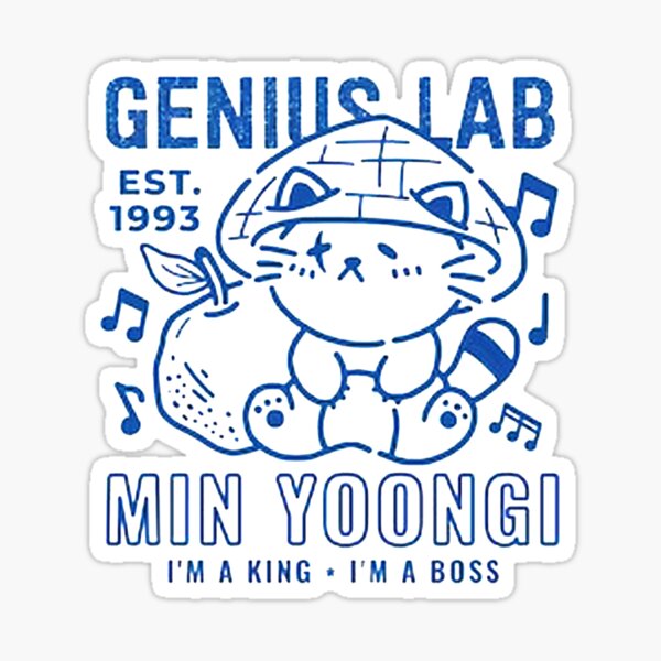 Artikel-Vorschau von Genius Lab Min Yoongi, designt und verkauft von jongvanmerow.