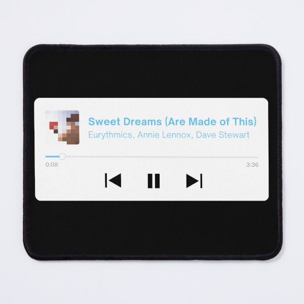 Item preview, Now Playing Sweet Dreams Are Made of This - Eurythmics (WHITE) designed and sold by mendobreaker1.