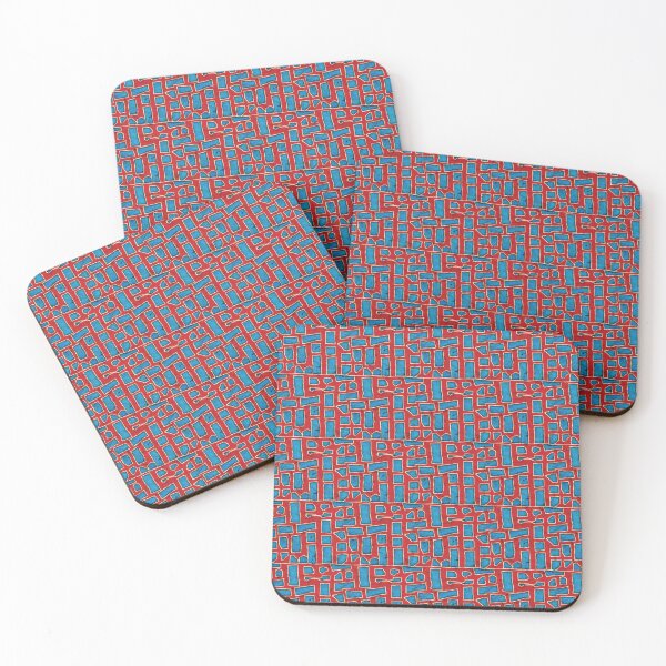 Item preview, Red and Blue Kuba Pattern designed and sold by hellcom.