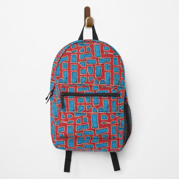 Artikelvorschau, Red and Blue Kuba Pattern entworfen und verkauft von hellcom.