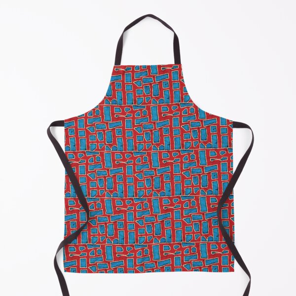 Artikelvorschau, Red and Blue Kuba Pattern entworfen und verkauft von hellcom.