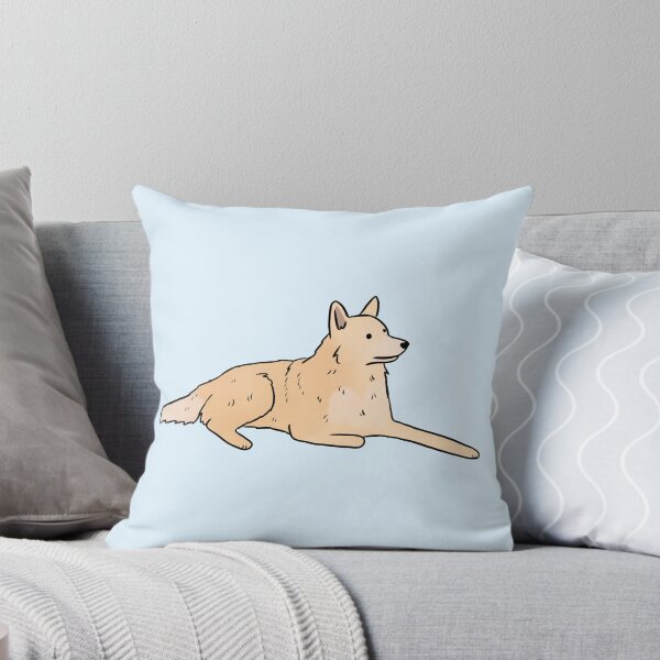 Item preview, Norwegian buhund cute dog illustration  designed and sold by Yarafantasyart.