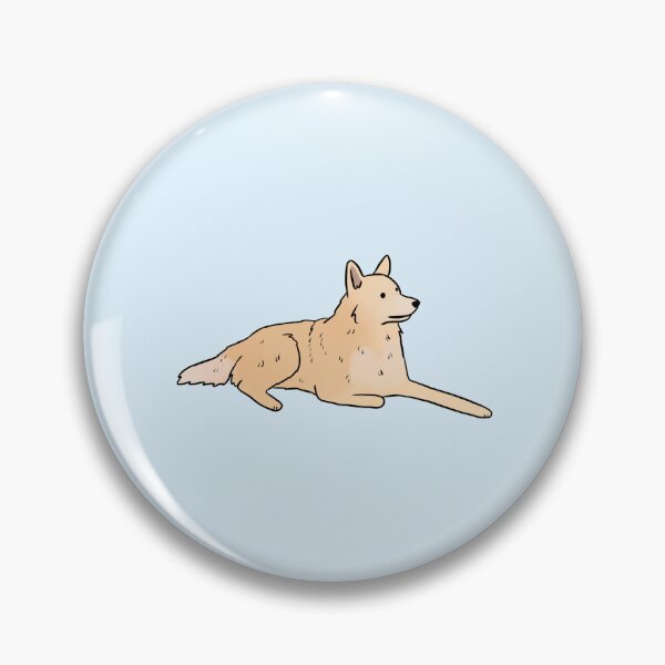 Item preview, Norwegian buhund cute dog illustration  designed and sold by Yarafantasyart.