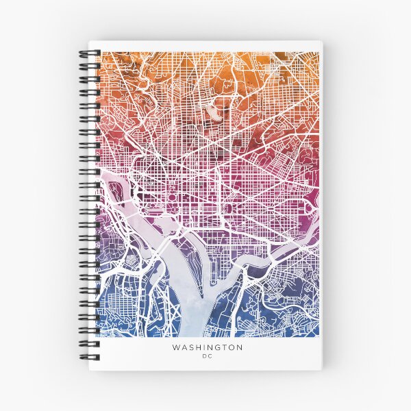 Item preview, Washington DC Street Map designed and sold by ArtPrints.