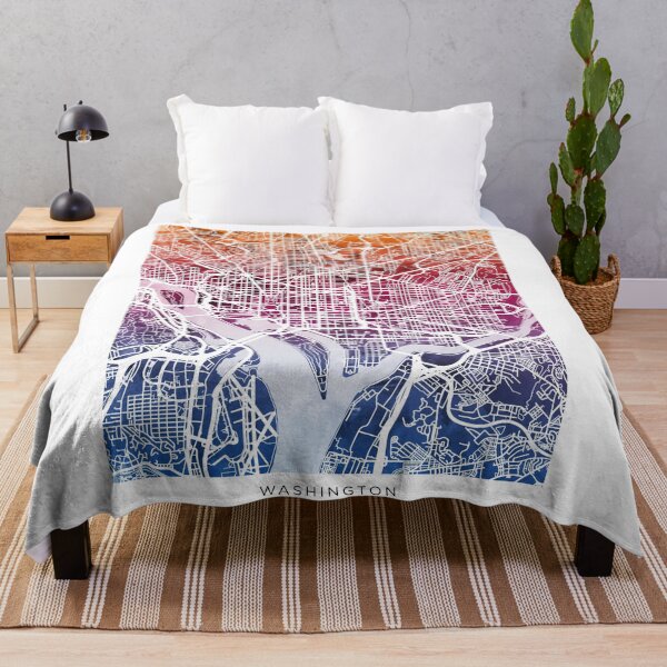 Item preview, Washington DC Street Map designed and sold by ArtPrints.