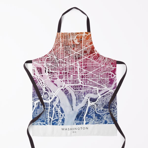 Item preview, Washington DC Street Map designed and sold by ArtPrints.