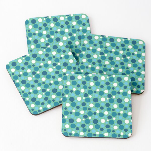 Item preview, Green polka dot geometric pattern designed and sold by AusraB.