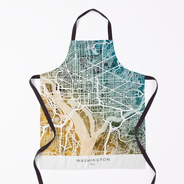 Item preview, Washington DC Street Map designed and sold by ArtPrints.