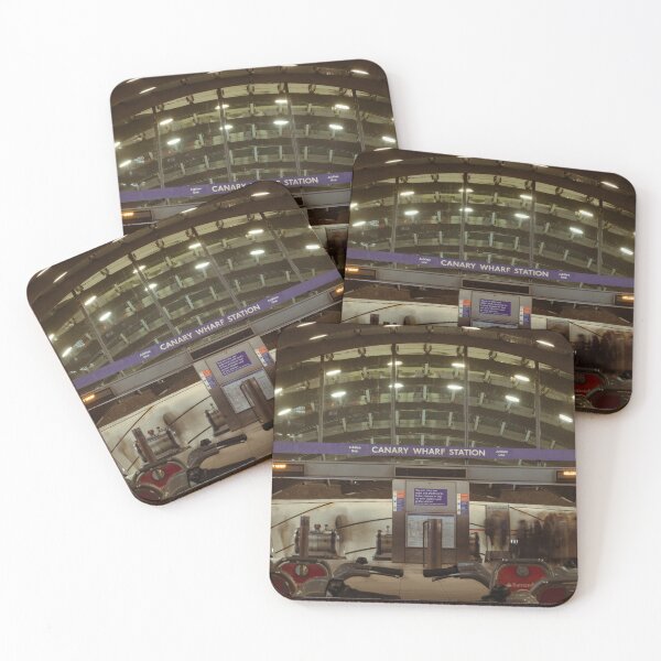 Item preview, Canary Wharf Tube Station entrance designed and sold by Hike-and-Click.