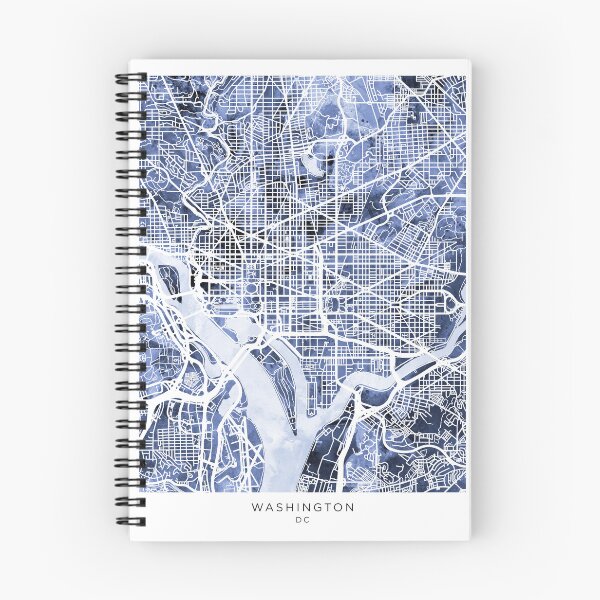 Item preview, Washington DC Street Map designed and sold by ArtPrints.