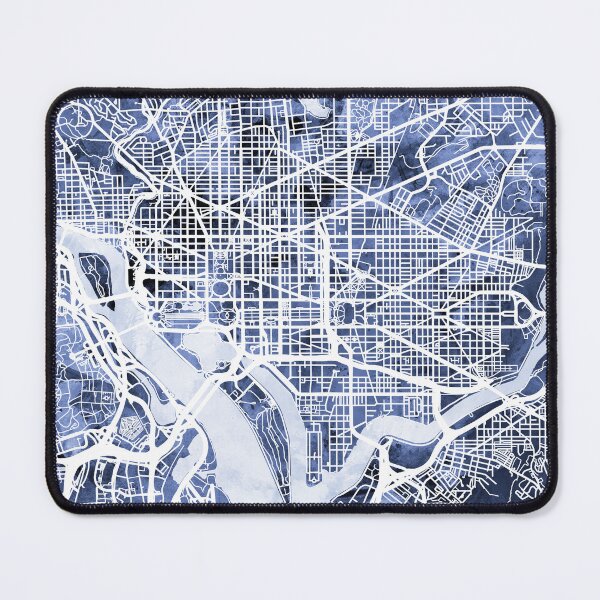 Item preview, Washington DC Street Map designed and sold by ArtPrints.