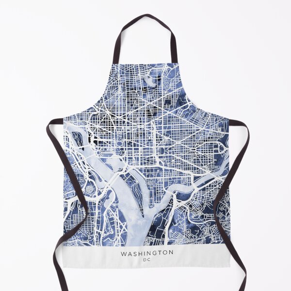 Item preview, Washington DC Street Map designed and sold by ArtPrints.