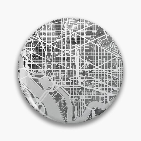 Item preview, Washington DC Street Map designed and sold by ArtPrints.